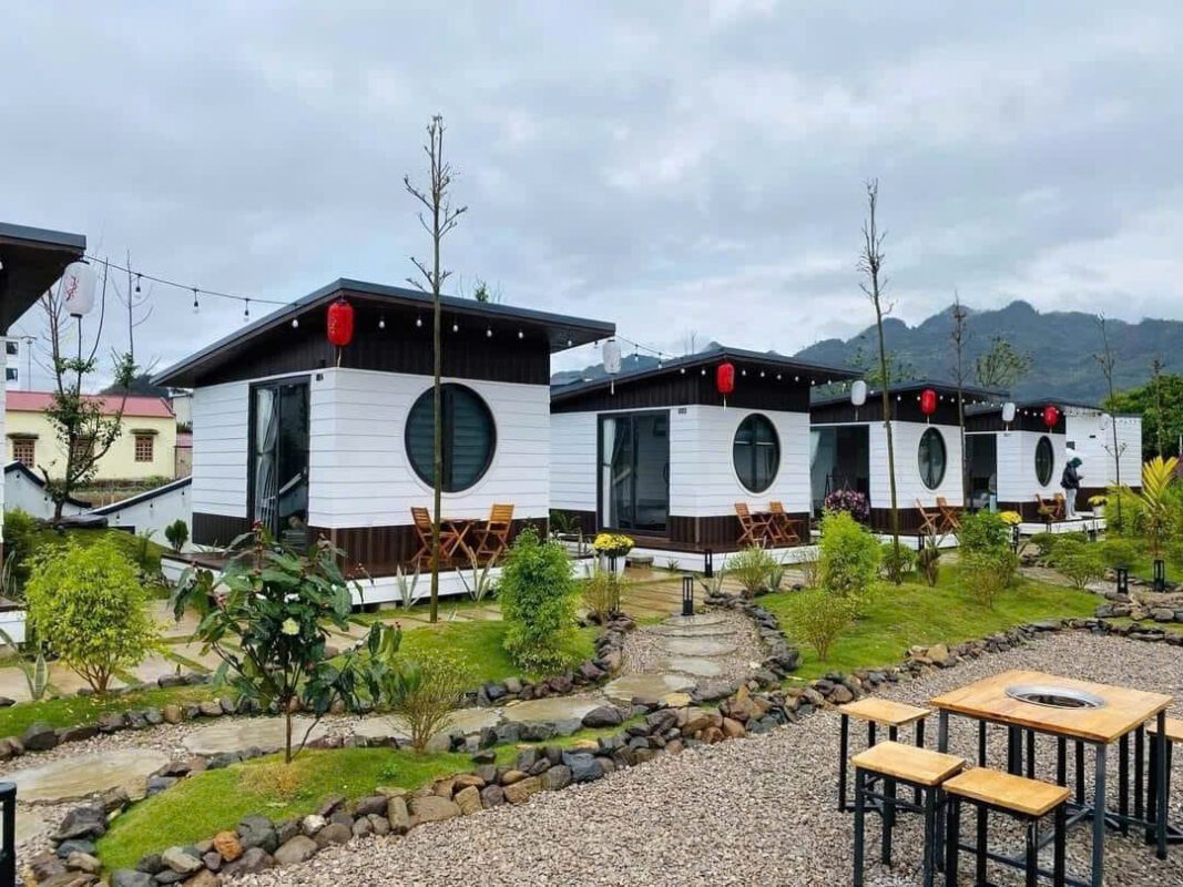Xây Homestay khung thep
