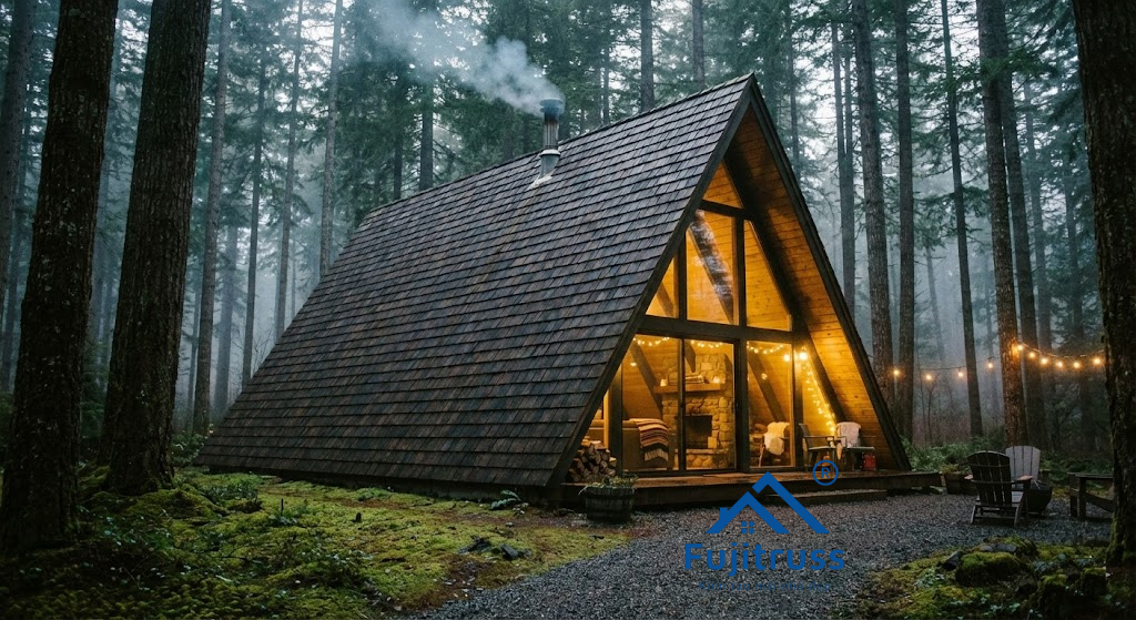 Thiết kế mẫu nhà vườn lắp ghép 500 triệu đẹp như Resort kiểu Bungalow mái vòm