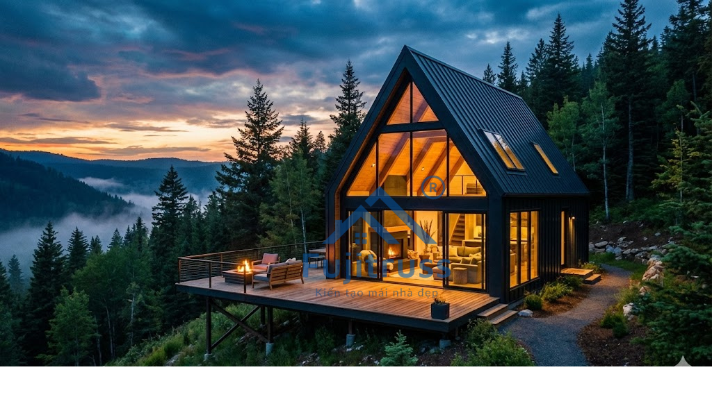 Thiết kế mở với kính tràn viền giúp du khách hòa mình vào thiên nhiên